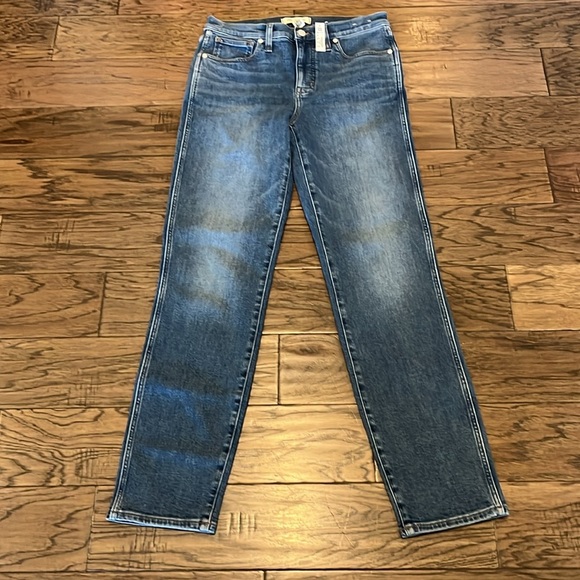 Madewell Mid Rise Stovepipe NWT Size 28T - Picture 1 of 16